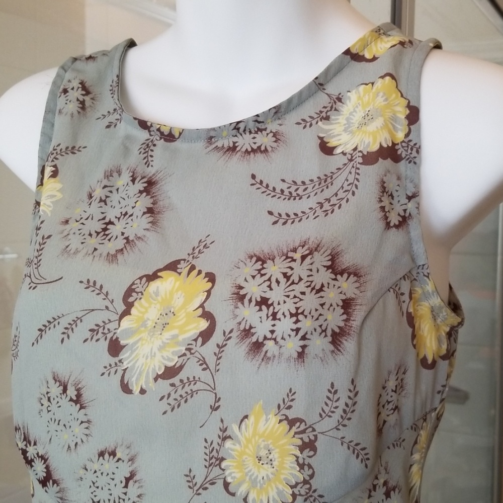 Trilogy size 4 long sheer dress